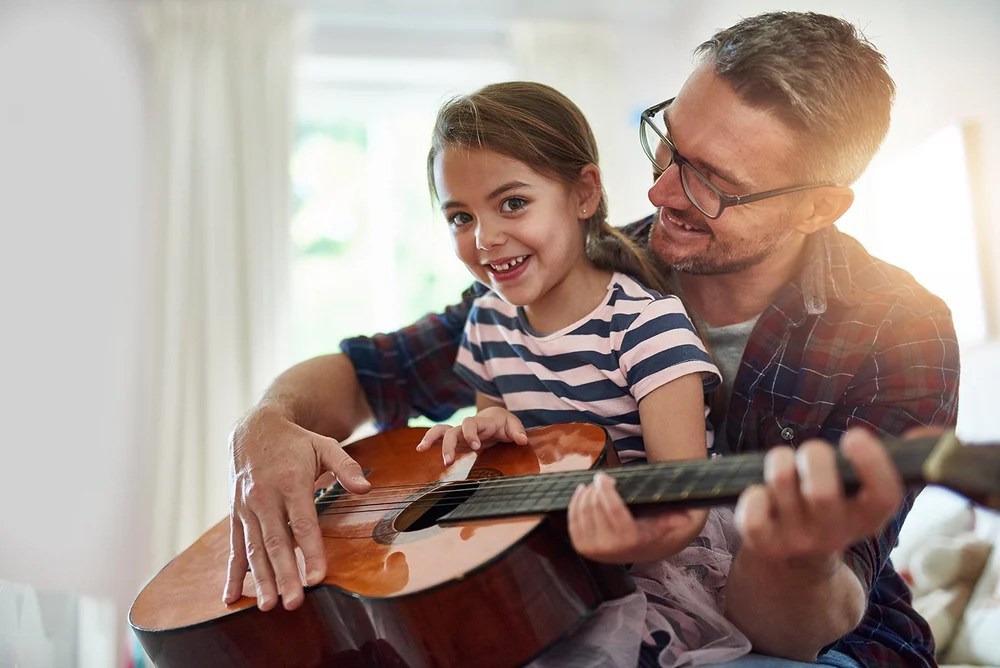 Parent spending time with a child